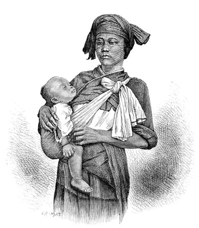 Pepo-Hoan woman and child, c1890 by Unbekannt