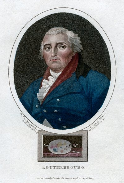 Philip James de Loutherbourg, French painter by Unbekannt