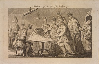 Picture of Europe for July 1772 by Unbekannt