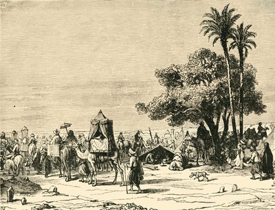 Pilgrims Journeying to Mecca, 1890 by Unbekannt