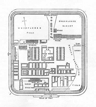 Plan of Bremenium by Unbekannt