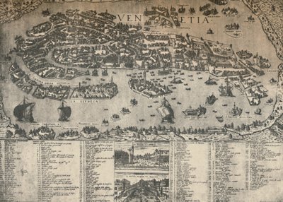 Plan of Venice by Unbekannt