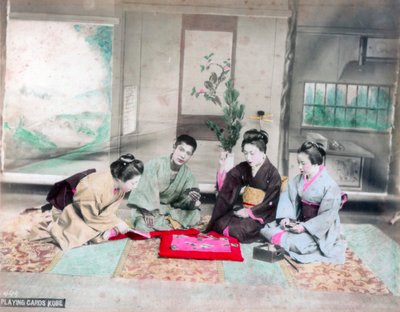 Playing cards, Kobe, Japan by Unbekannt