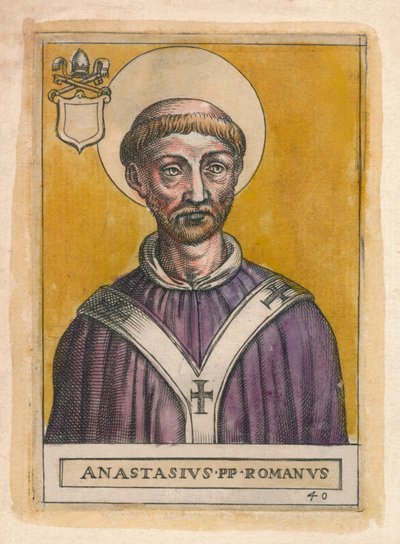 Pope Anastasius I by Unbekannt