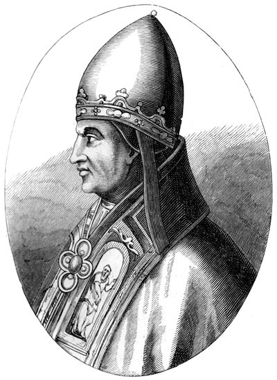 Pope Gregory IX by Unbekannt