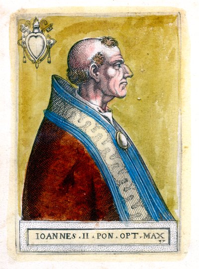 Pope John II d535 by Unbekannt