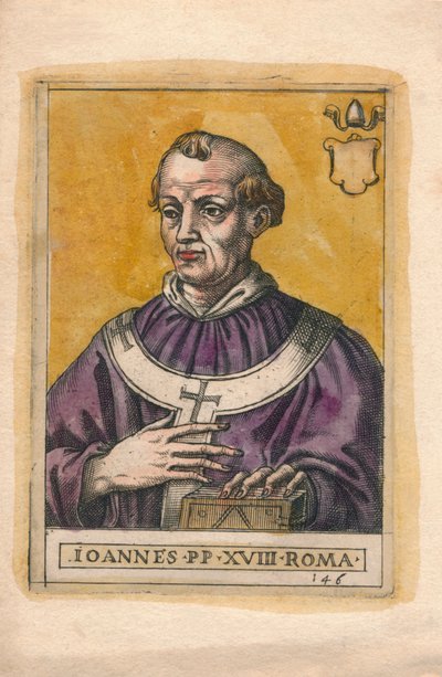 Pope John XVIII by Unbekannt
