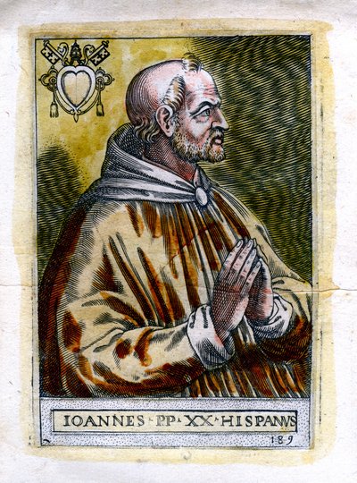 Pope John XXI, c19th century by Unbekannt