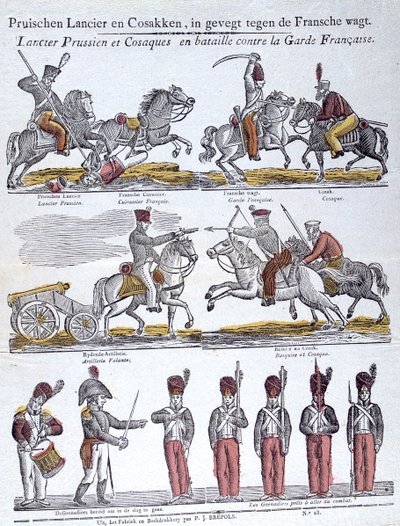 Popular Image of the Napoleonic Wars, 19th Century by Unbekannt