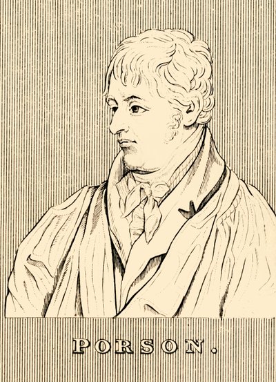 Porson, 1759-1808, 1830 by Unbekannt