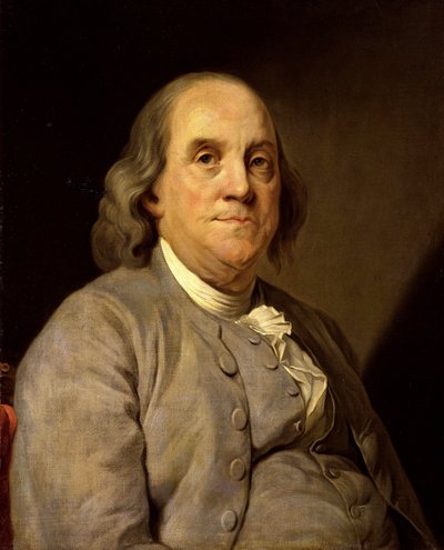 Portrait of Benjamin Franklin by Unbekannt