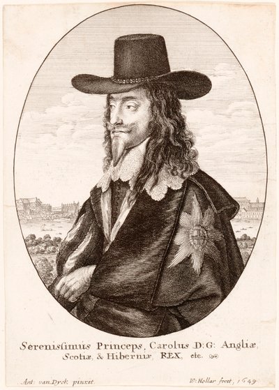 Portrait of Charles I, pub. 1649 by Unbekannt