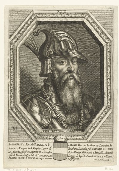 Portrait of Duke Godfried I van Leuven by Unbekannt