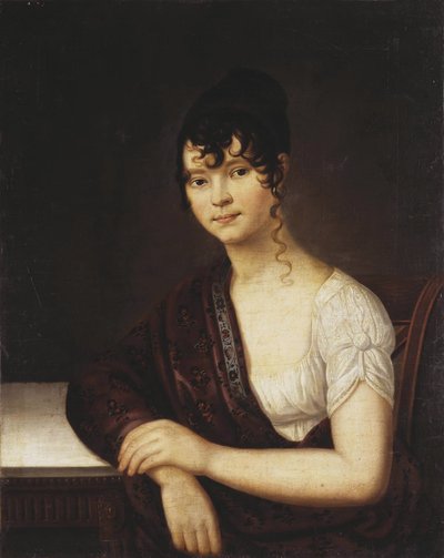 Portrait of Elizaveta Ivanovna Ogareva 1784-1815 by Unbekannt