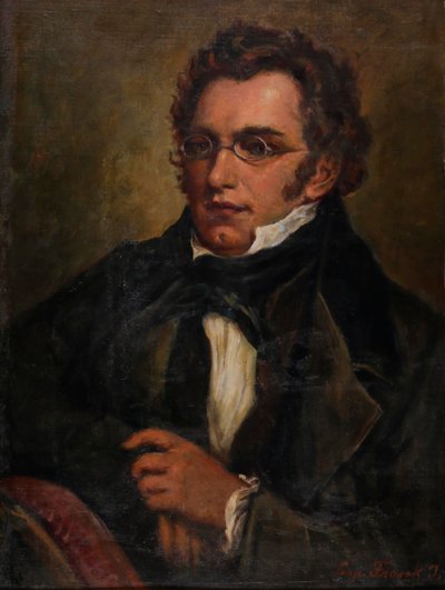Portrait of Franz Schubert by Unbekannt