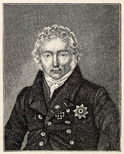 Portrait of Friedrich von Motz by Unbekannt