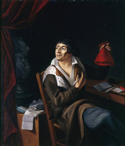 Portrait of Jean-Paul Marat 1743-1793 by Unbekannt