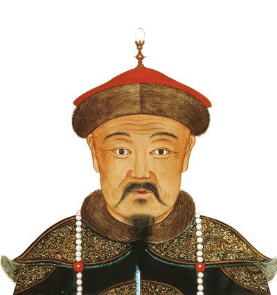 Portrait of Kublai Khan 1215-1294 by Unbekannt
