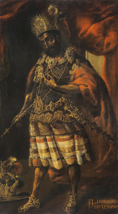 Portrait of Moctezuma II by Unbekannt