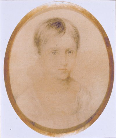 Portrait of Natalia Goncharova, 1820s by Unbekannt