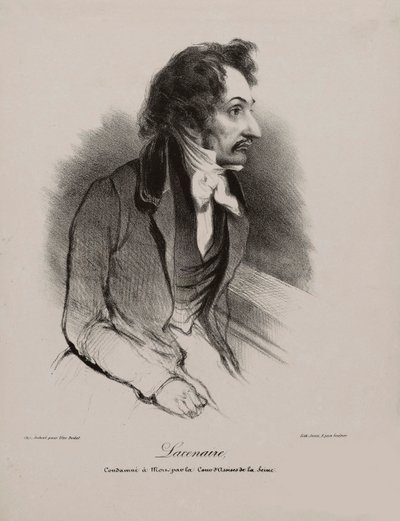 Portrait of Pierre-François Lacenaire, 1835 by Unbekannt