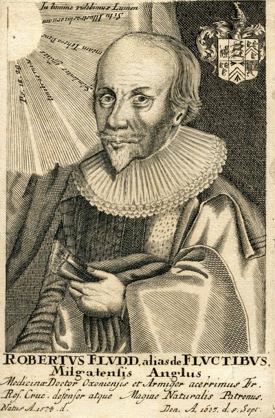 Portrait of Robert Fludd, 17th century by Unbekannt