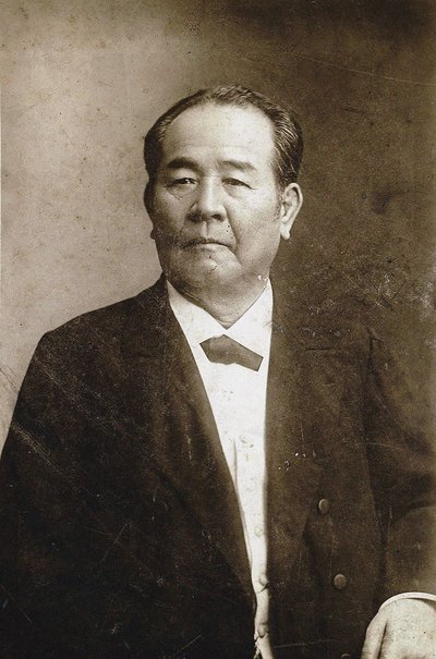 Portrait of Shibusawa Eiichi 1840-1931, c. 1890 by Unbekannt