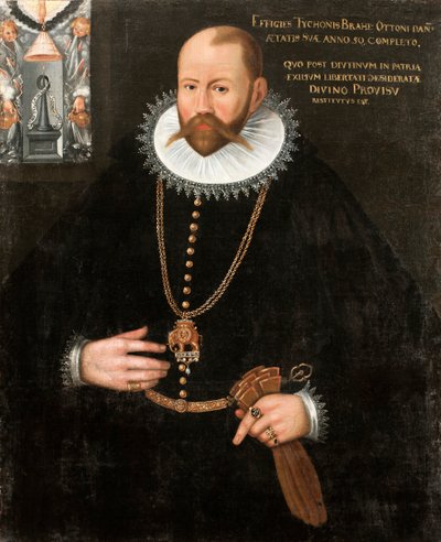 Portrait of Tycho Brahe, 1546-1601, 1596 by Unbekannt
