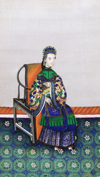 Portrait of a Chinese woman by Unbekannt
