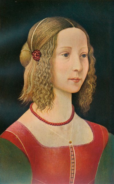 Portrait of a Girl, c1490, 1911 by Unbekannt