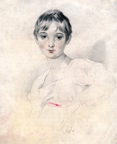 Portrait of a Girl by Unbekannt