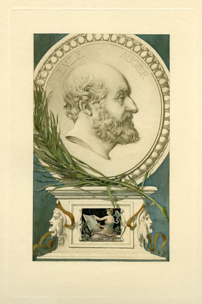 Portrait of Émile Augier 1820-1889 by Unbekannt