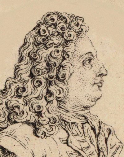 Portrait of the composer Marin Marais by Unbekannt