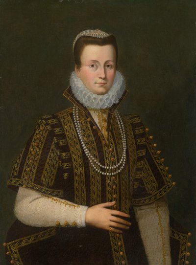 Portrait of a Lady with a White Ruff by Unbekannt