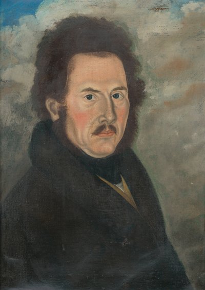 Portrait of a Man with a Mustache by Unbekannt