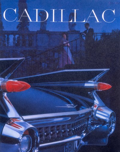 Poster Advertising a Cadillac by Unbekannt