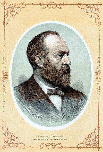 Posthumous portrait of James Abram Garfield by Unbekannt