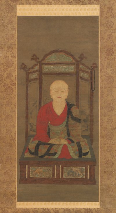 Priest in Meditation, 15th century by Unbekannt