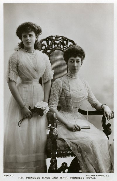 Princess Maud and the Princess Royal, c1907-c1910 by Unbekannt