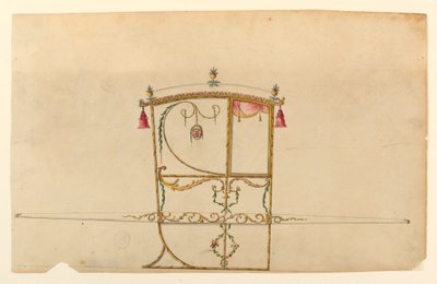 Project for a Sedan Chair by Unbekannt