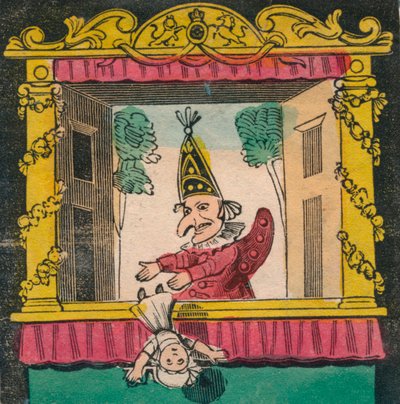 Punch dropping the baby, late 18th-early 19th century by Unbekannt