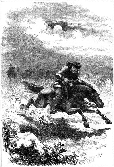 Pursuit of Paul Revere, the Scout by Unbekannt