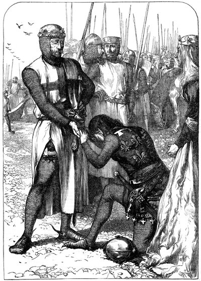 Queen Eleanor Intercedes for John by Unbekannt