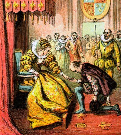 Queen Elizabeth And Shakespeare by Unbekannt