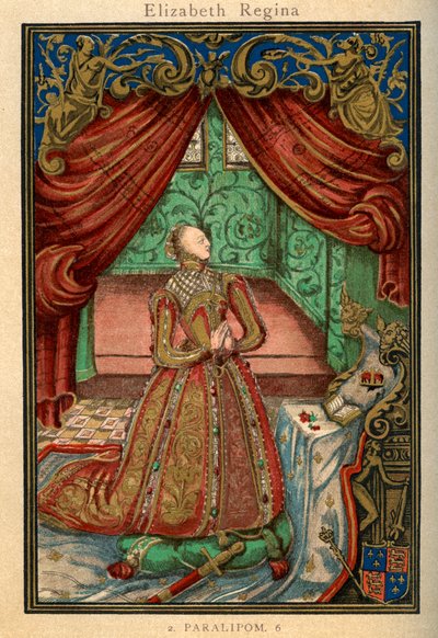 Queen Elizabeth I at Prayer by Unbekannt