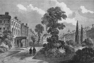 Queen Square, Bloomsbury, London, 1810-1878 by Unbekannt
