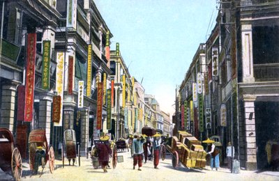 Queens Road Central, Hong Kong, China, c1900s by Unbekannt