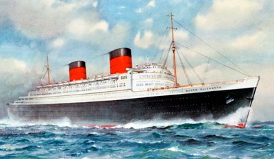 RMS Queen Elizabeth, Cunard Ocean Liner, 20th century by Unbekannt