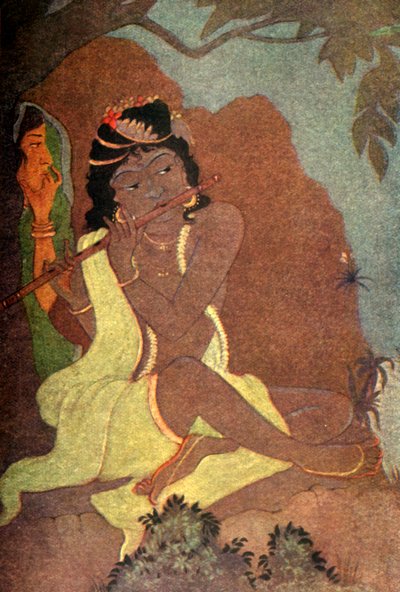 Radha and Krishna by Unbekannt