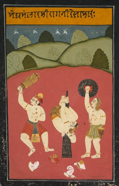 Ragini Desakh of Meghamalhar by Unbekannt